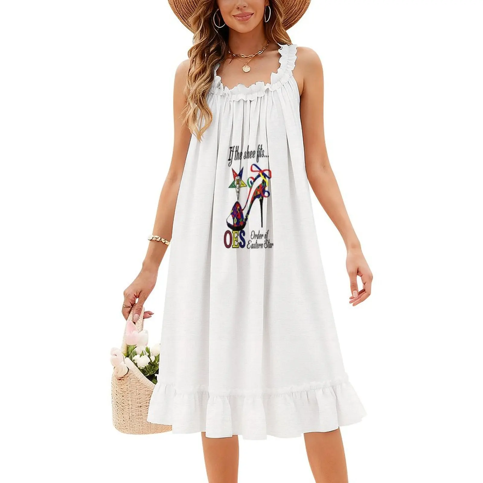 مضحك Oes Order Of The Eastern Star Logo Sistars If فستان على الطراز الكوري للنساء فستان كاجوال أنيق للحفلات أو الارتداء اليومي