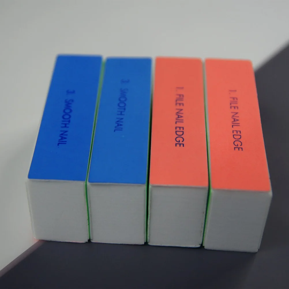 12 قطعة مسمار الرملي الإسفنج التلميع كتل ملف مجموعة مزيل الجلد الميت وصلات لإطالة الأظافر مانيكير باديكير أدوات البولندية #6