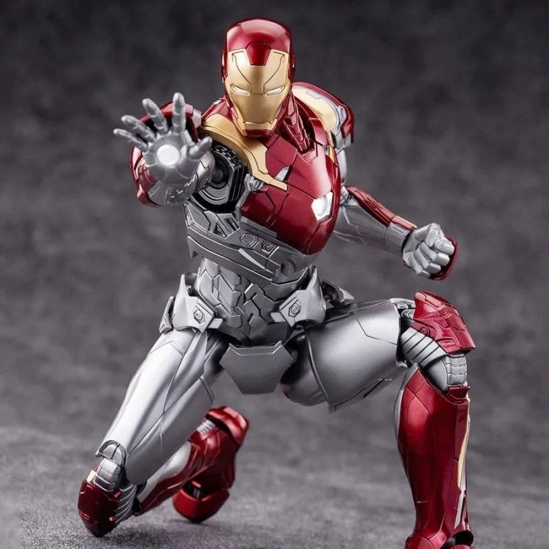 E-model Iron Man Mk47 Marvel Avengers 1/9 Scale 23cm Ironman Mark 47 Tony Stark Assembly Action Figure Collectiable Birthday Toy