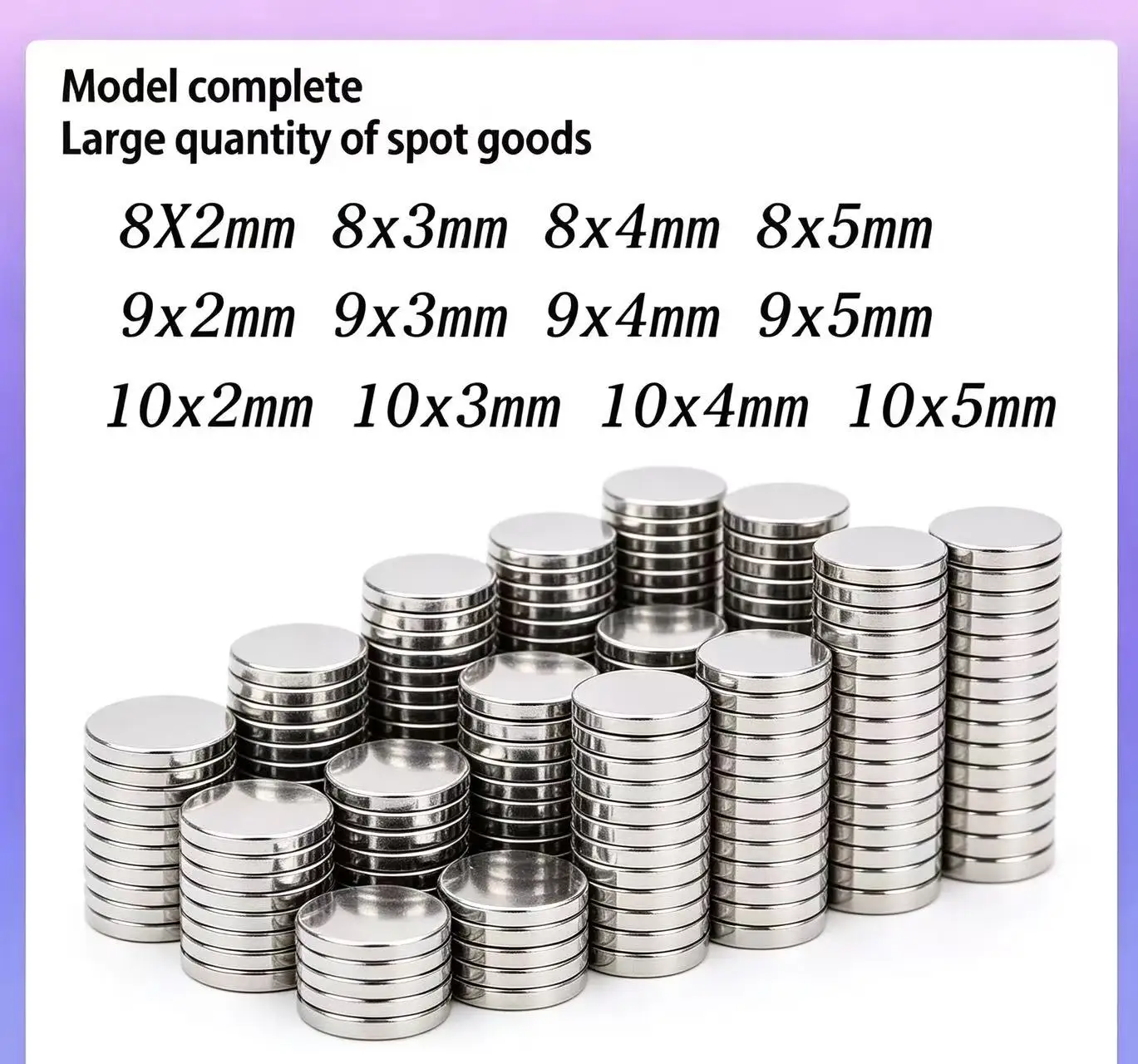 10x4 mm Powerful Neodymium Magnet N35 NdfeB Permanent Magnetic imanes Round Super Strong Fridge Magnets DIY 10x5 9*2 9*5 8*2 8*3