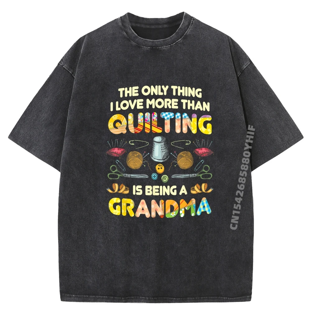 

Party Quilting Sewing Quilt For Quilter Man T-shirts Men Latest Graphic Tees Mens Street Washed T Shirt