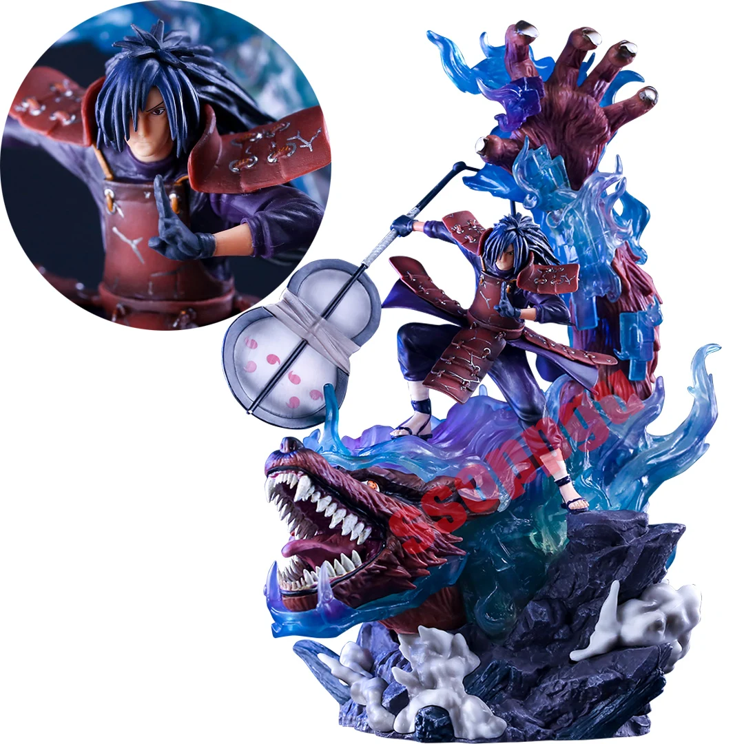 40cm Naruto Figure Susanoo Uchiha Madara Japanese Anime PVC Action Figure Toy GK Naruto Shippuden Statue Collectible Model Doll