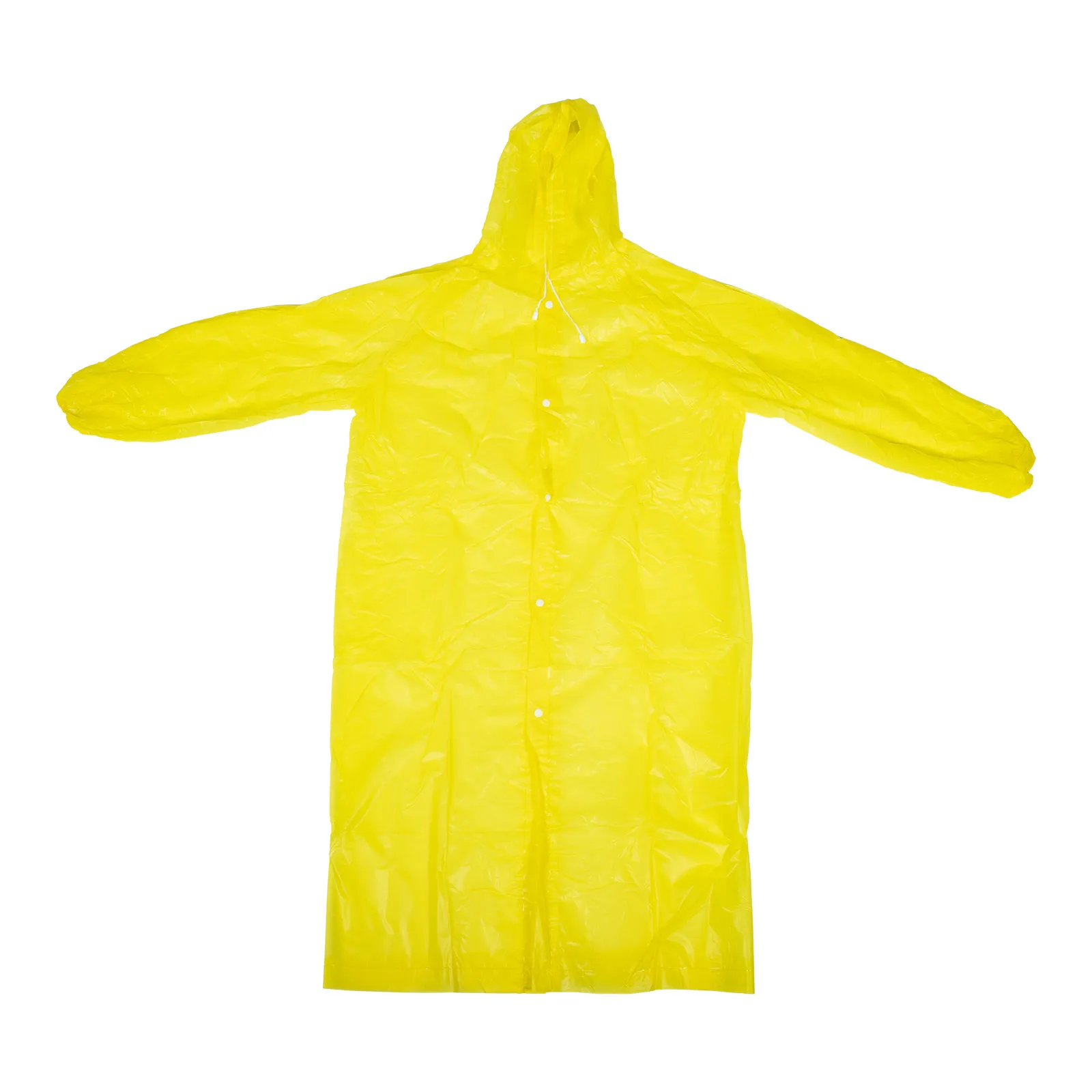 Long Rain Poncho for Women Waterproof Hooded Emergency Raincoat with Drawstring Collar Premium Moisture Resistant Travel Outdoor