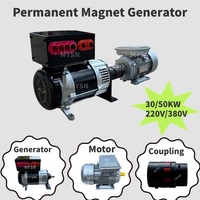 20KW 30KW 220V 380V permanent magnet generator 50Hz high-efficiency three-phase AC generator equipped with voltage regulator