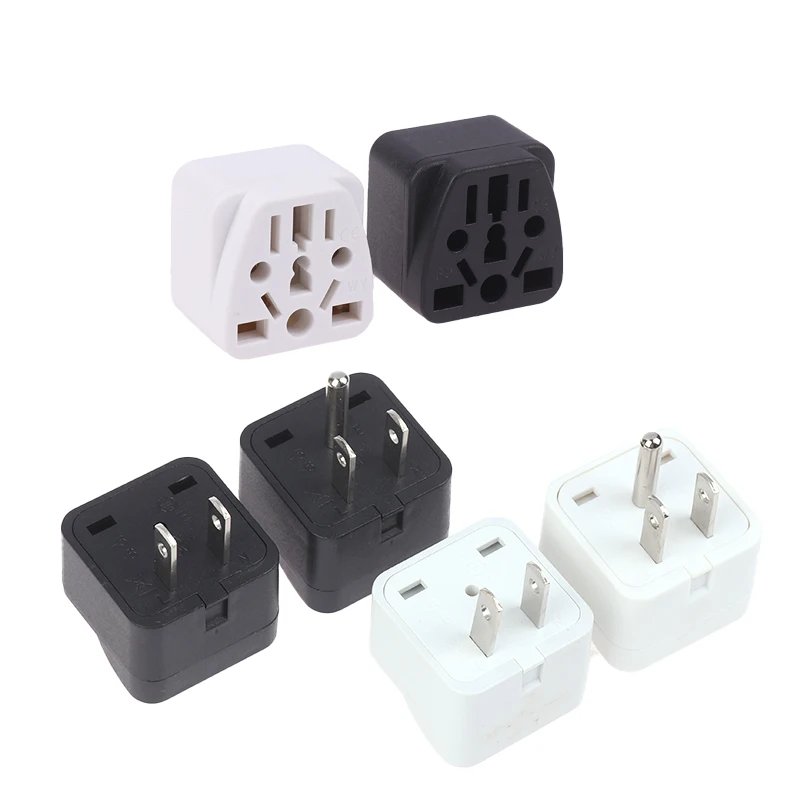 

Brand New Universal USA Travel Charger Japan Adapter Converter German Russia AU UK Kr EU To US AC Power Socket America Plug