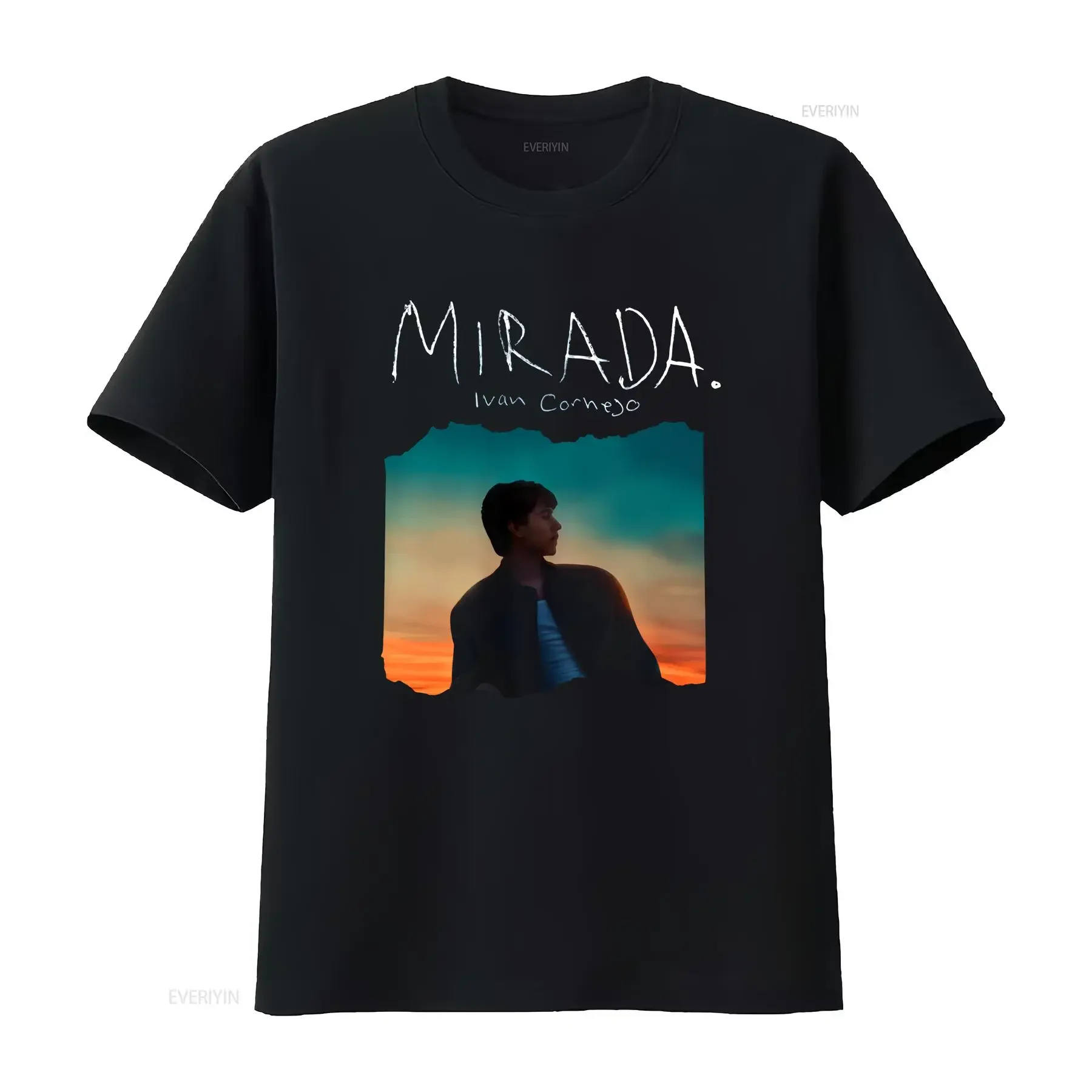 Ivan Cornejo Mirada Tour 2024 Fan Inspired CornejoTour T Shirt Front Only vintage Washed Breathable Stretched Versatile homme
