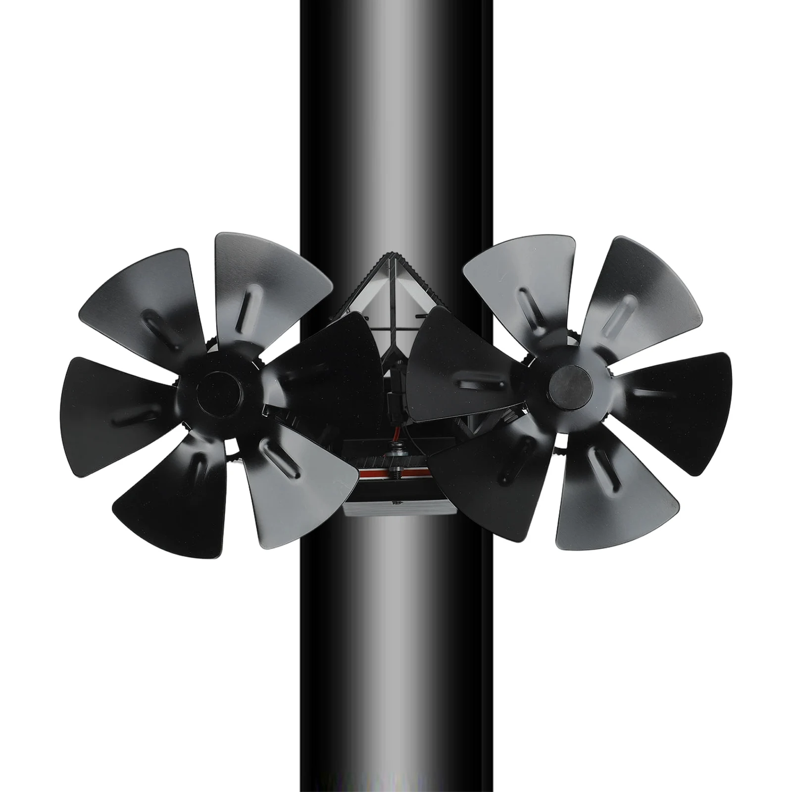Aluminum Stove Fans 12 Blade 122°F To 662°F 1400rpm Equipment Fireplace Fan Oven Fan Replacement Unpowered Operation