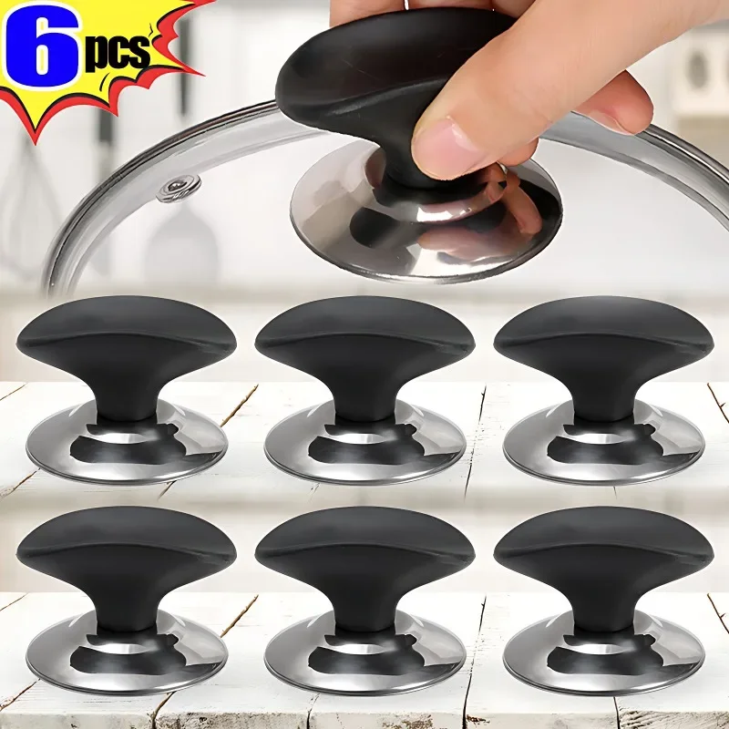 1-6PCS Universal Replacement Kitchen Cookware Pot Pan Lid Hand Grip Knob Handle Cover Pan Lid Handle Kitchen Accessories Tools