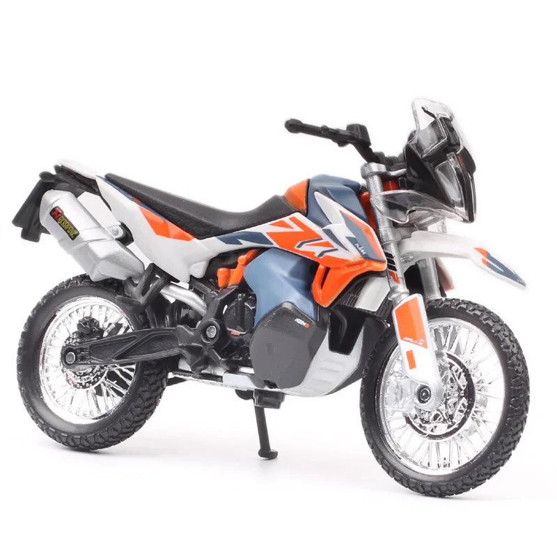 AliExpress Bburago 1/18 Scale KTM 790 Adventure R Rally Bike Model Motocross Diecast Dirt Motorcycle Toy Miniatures Replicas
