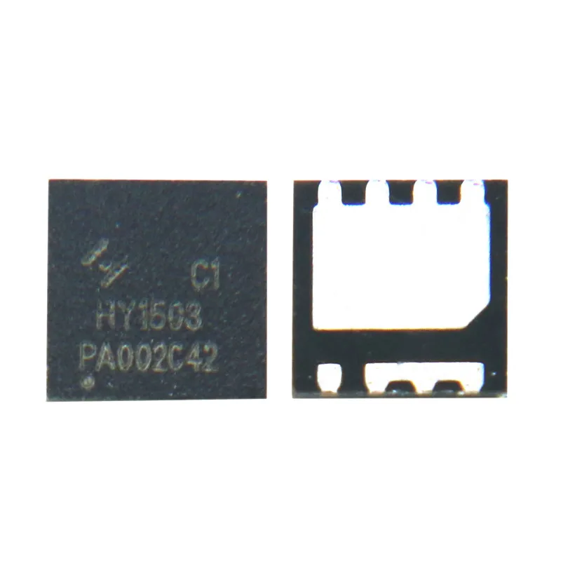 Único MOSFET do modo do realce do N-canal, produto brandnew, genuíno, HY1503C1, DFN-8, 3x3, HY1503, 30V, 34A, 10 PCes pelo lote