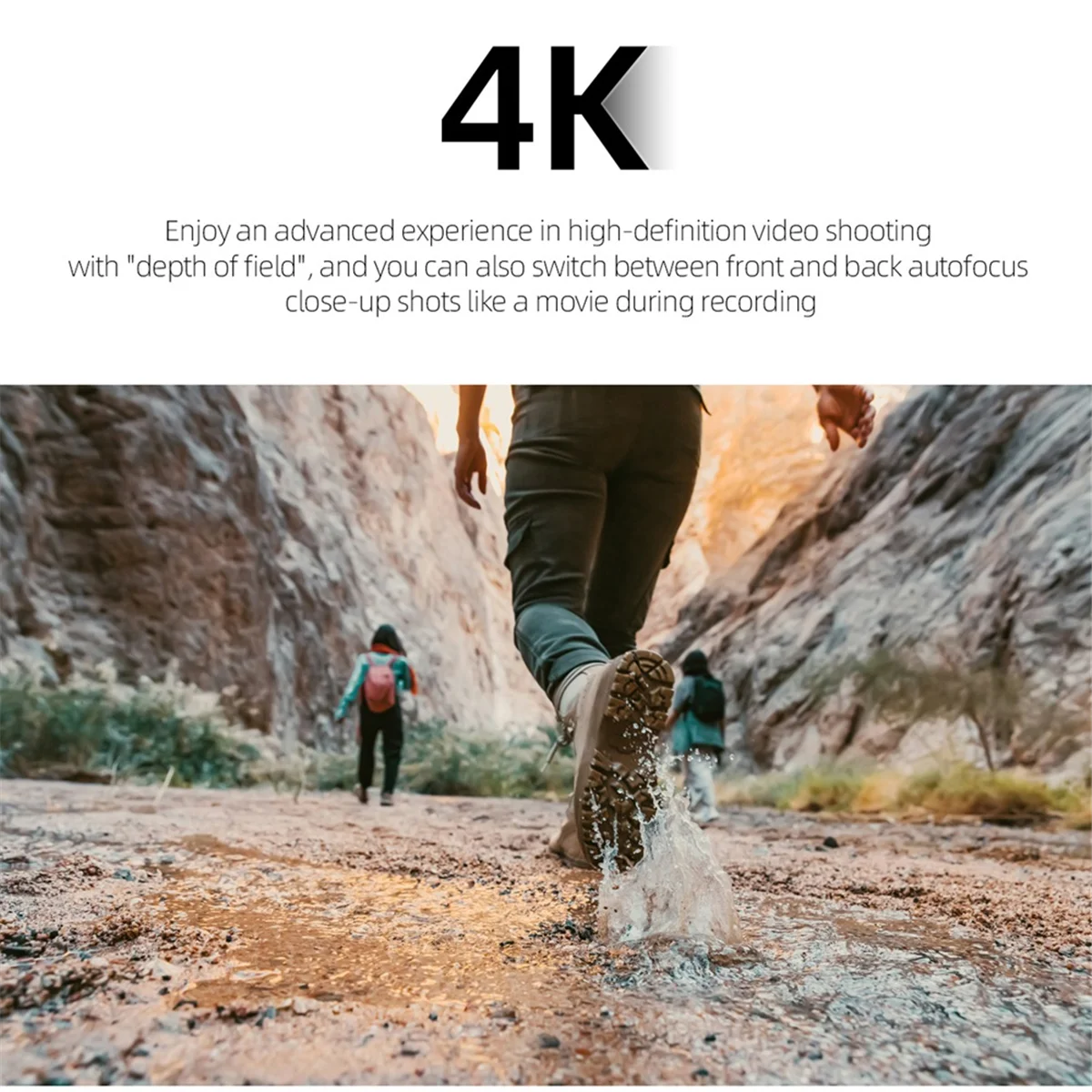 كاميرا رقمية AT08 جديدة عالية الدقة CCD وعدسة ضبط تلقائي للصورة بدقة 4K وكاميرا فيديو رقمية بدقة 64 ميجابكسل وتكبير 28X وكاميرا مدمجة للتجميل باللون الأسود