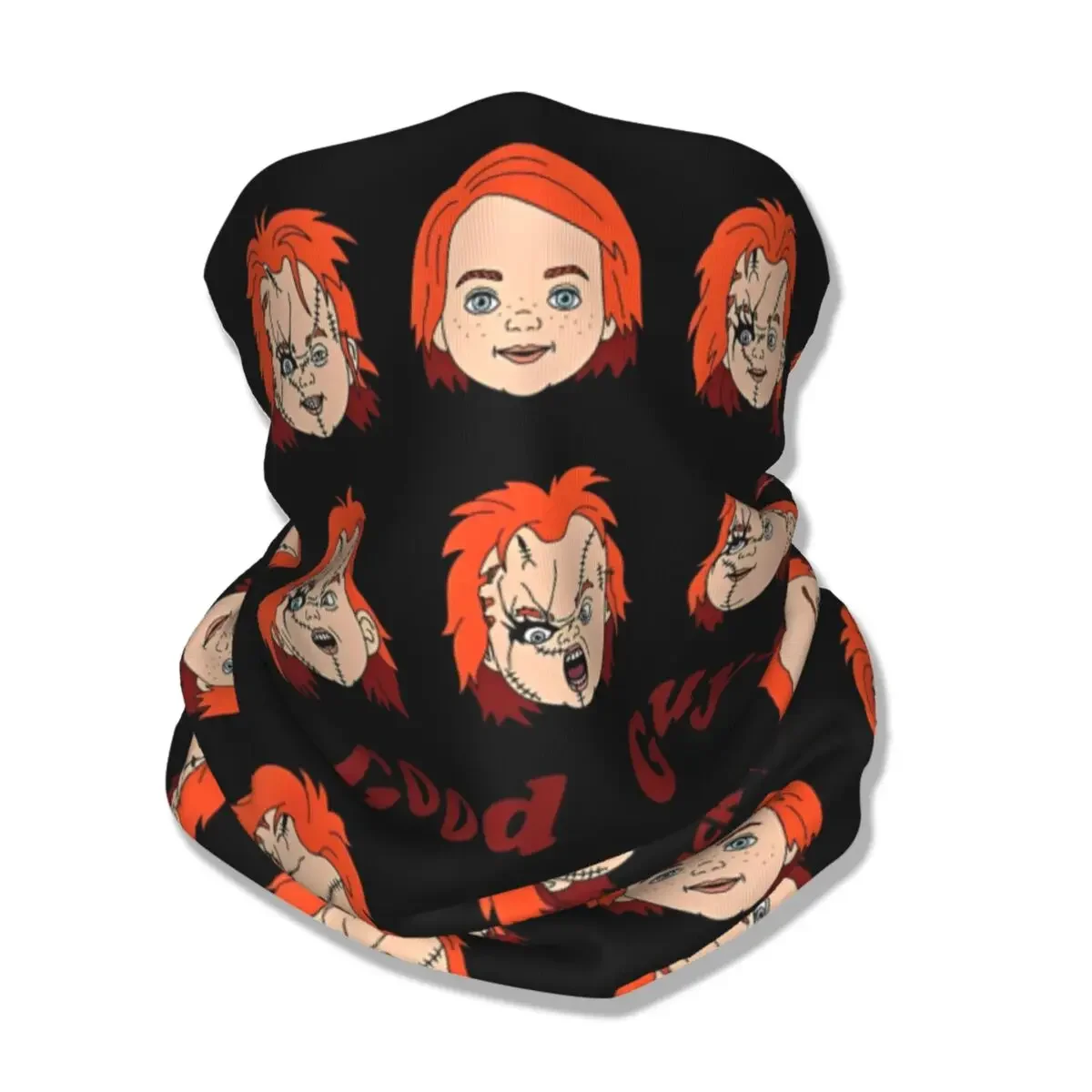 Chucky Good Guys Faces Bandana Neck Cover Printed Horror Movie Balaclavas Face Mask Scarf Warm Headband Unisex Adult Windproof