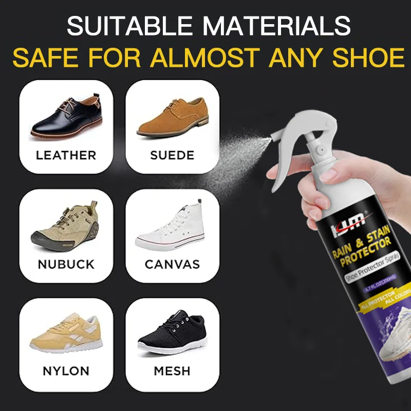 Water and Stain Shoe Protector 100Ml Stain Repellent Protection Waterproof Spray Multi purpose anti dirty spray