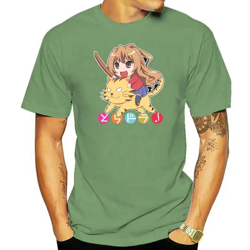 Basic Style Men T-shirts Toradora Chibi Mirai Nikki Short Sleeved 100% Cotton Crew Neck T-shirt For Man Tshirts