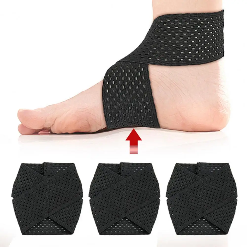 Quick-fit Arch Brace Adjustable Ankle Brace for Sprained Ankle with Arch Support Achilles Tendonitis Relief Compression for Men