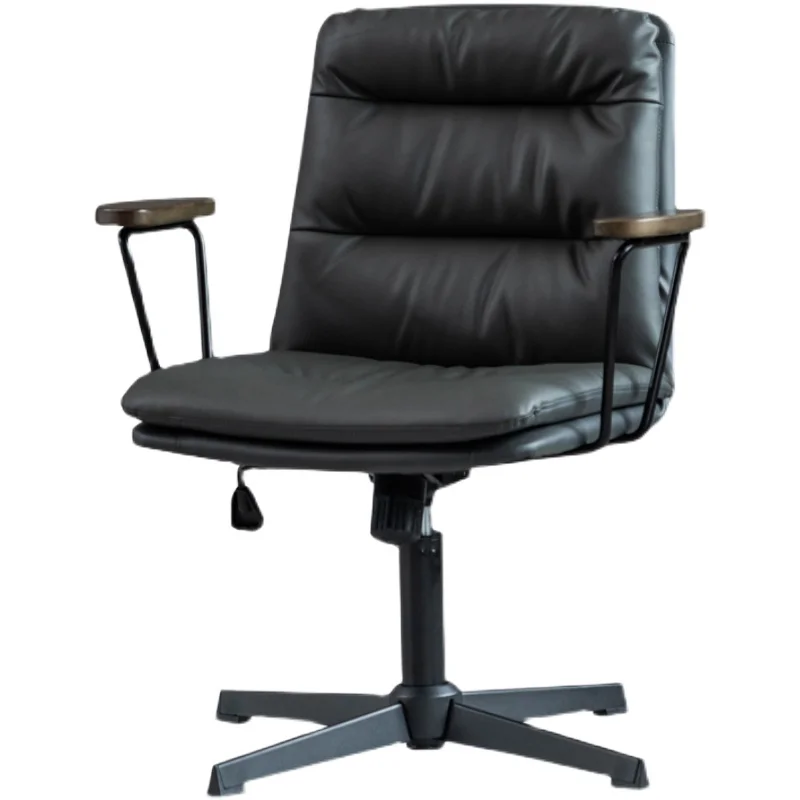 

Black Floor Office Chair Modern Luxury Elegant Gaming Armchair Ergonomic Chairs Living Room Study Silla Giratoria Furniture Home