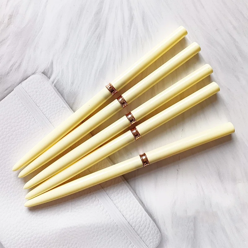 5 Pz 7/9/11/15/25 MILLIMETRI Set di pennelli per unghie Gel UV Pennelli per unghie Kit French Stripe Line Pittura Disegno Fiore Penna Strumenti per manicure