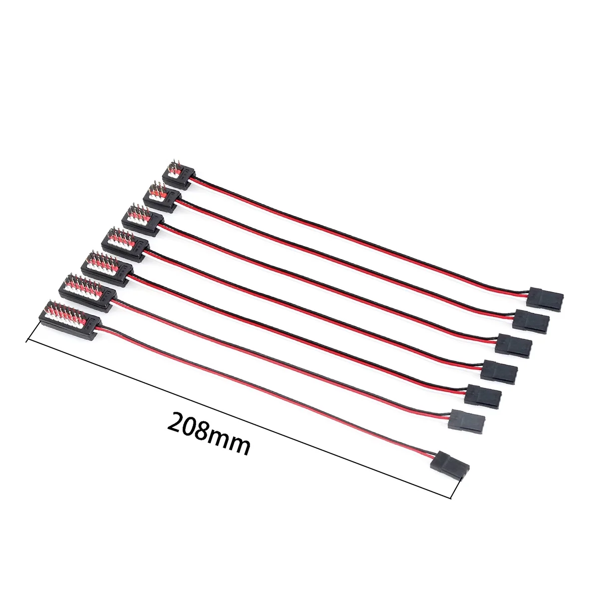 2 3 4 5 6 7 8 In 1 Y Wire 1 To 2 3 Line Remote Control Cable Servo Fan Extender for Futaba JR RC Car Aircraft Helicopter Boat