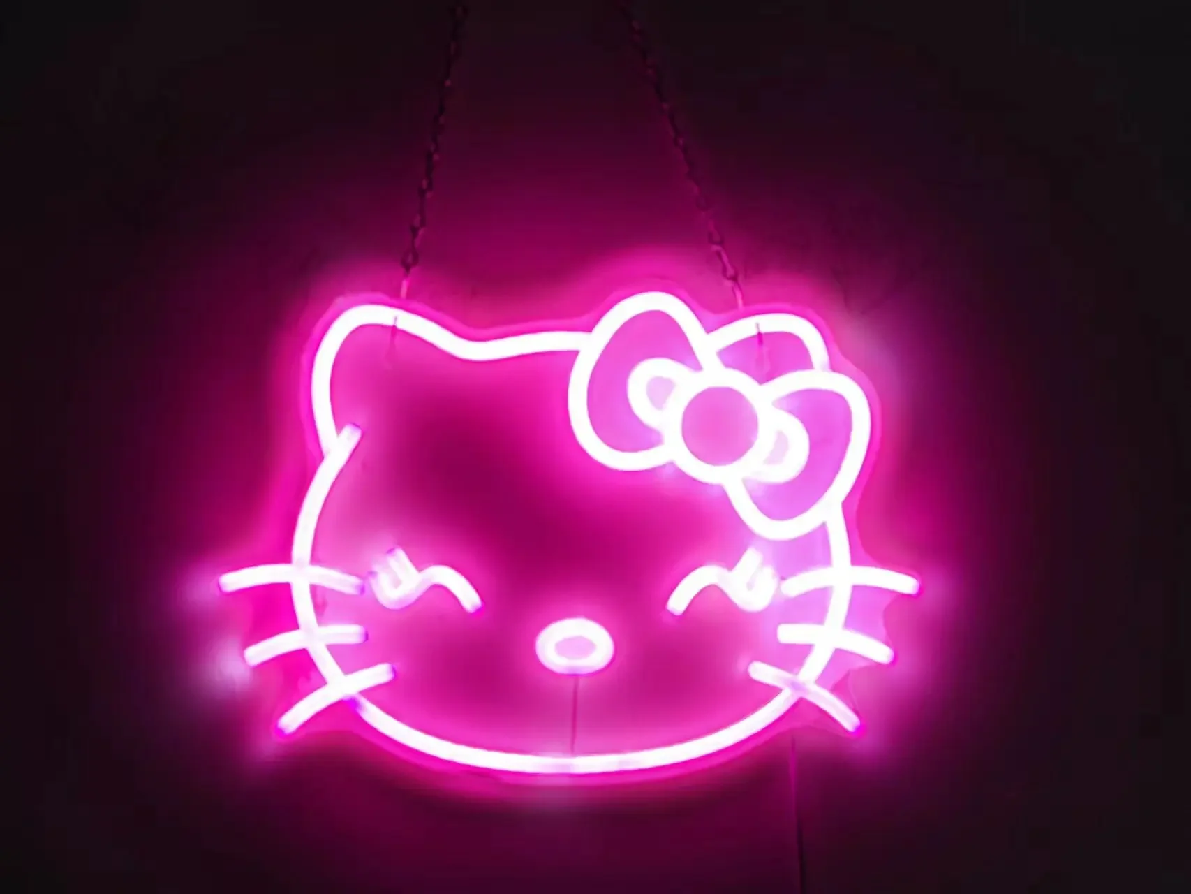 Hello Kiity anime Led Night Lights Neon Light Holiday lighting