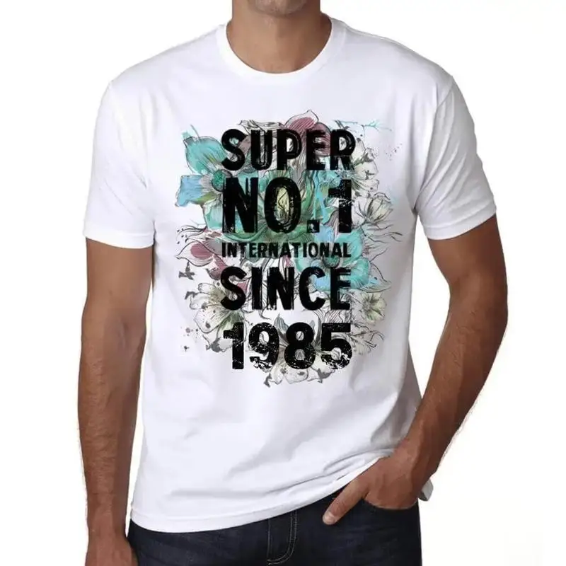 

Men's T Shirt Super No1 International Since 1985 39th Birthday