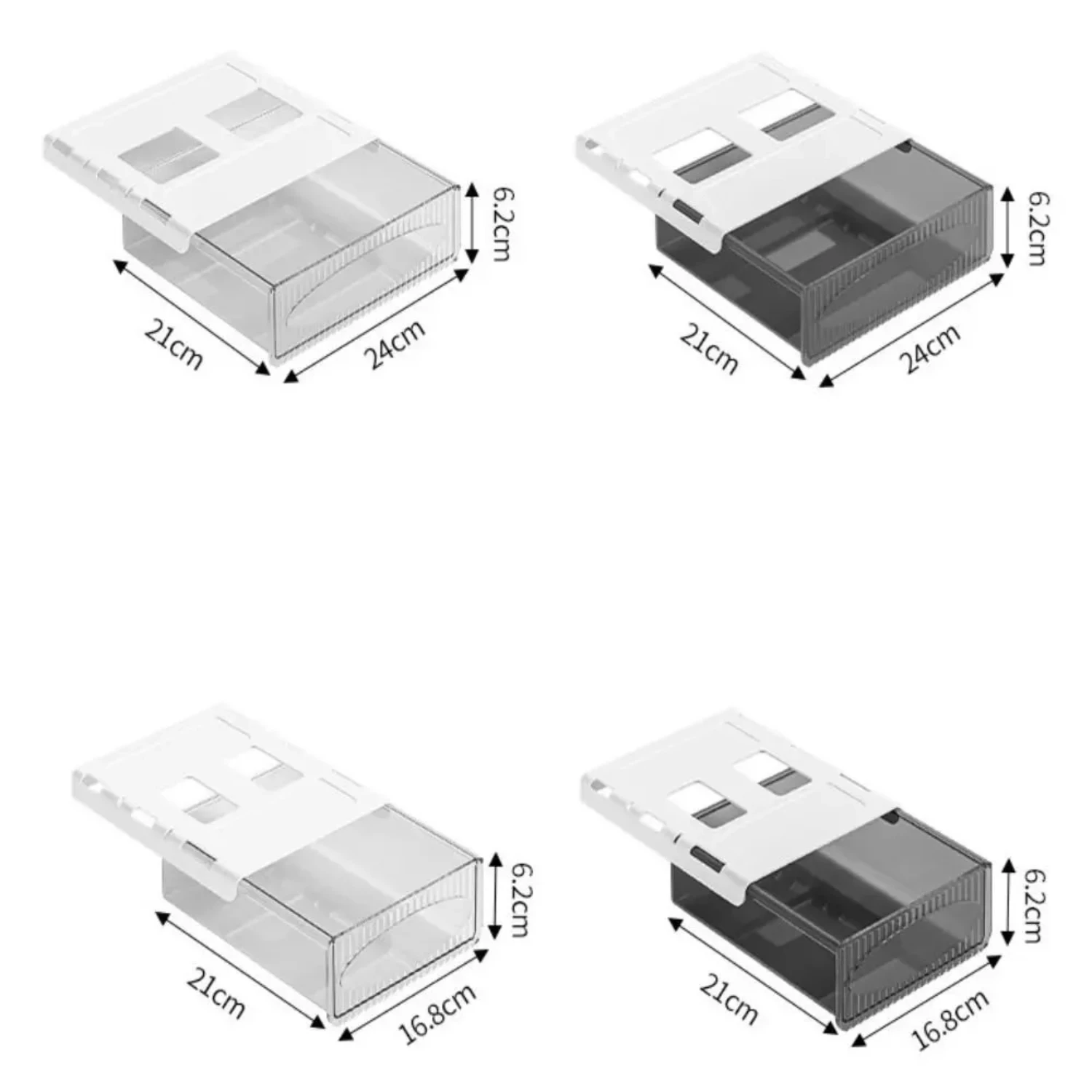 Non-punching Hanging Bedroom Dormitory Office Table Bottom Undertable Drawer Box with Pasting Feature