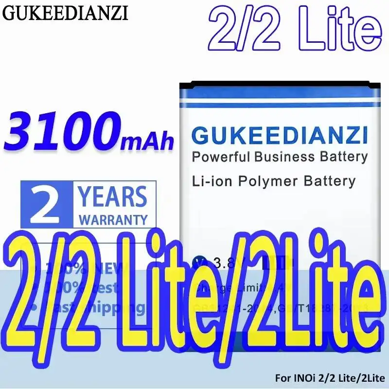

Long Lasting 3100Mah Premium Replacement For Inoi 2 Lite 2Lite Mobile Phone Battery