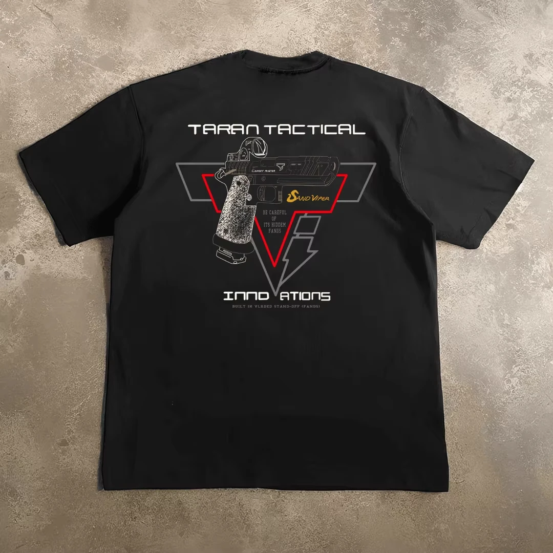Original Taran Tactical Taran Tactical TR1 Reflective Tactical Competitive Military Fan Cotton Short Sleeve T-Shirt Large Size