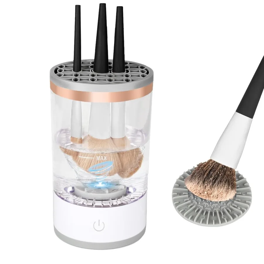 

MultiFunctional Electric Makeup Brush Cleaner Automatic Energy Saving Makeup Brush Cleaner: Convenient and efficient Makeup Bru