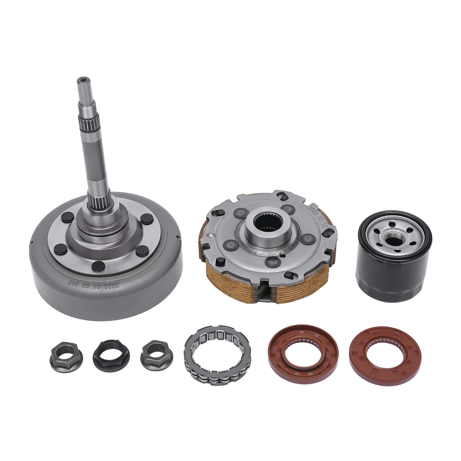 

Wet Clutch Rebuild Kit, For HISUN UTV 500, UTV500, UTV 700, UTV700, MSU500, MSU 700, YS700, 500/700cc Models