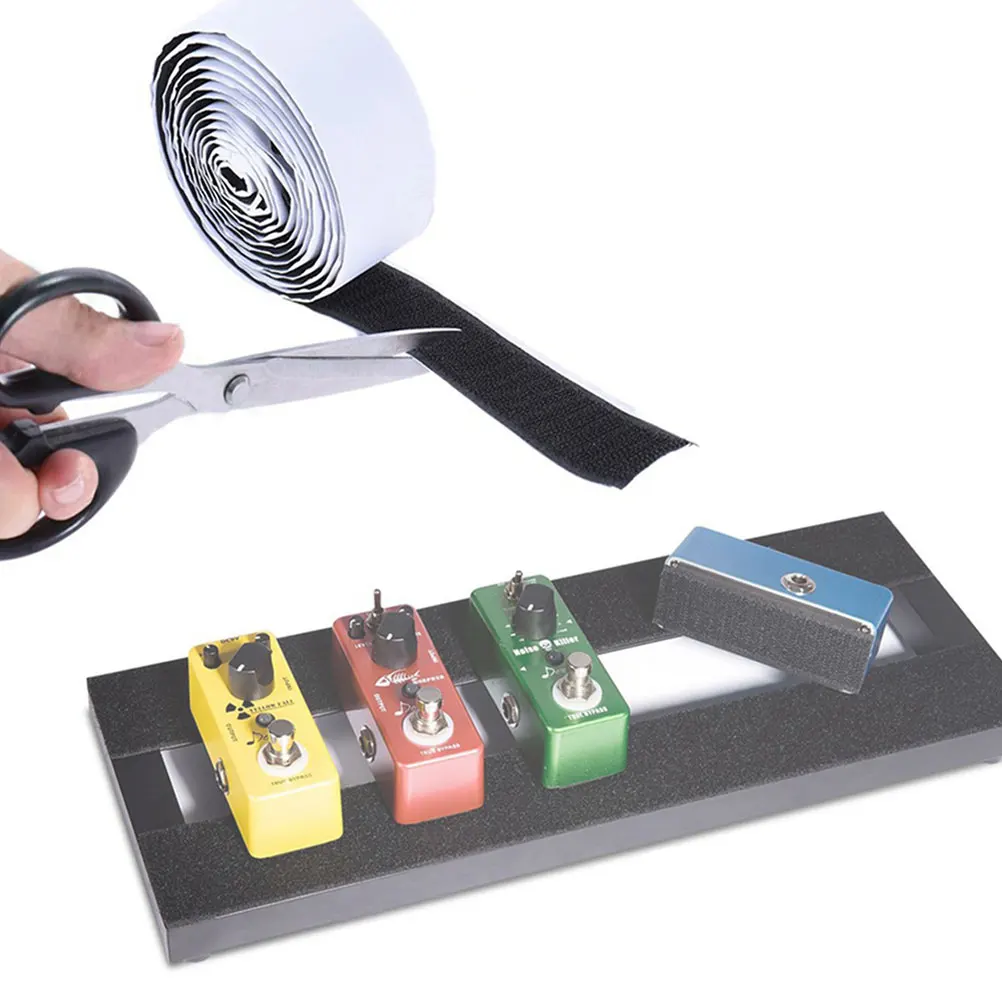 

2 Rolls Install Tape Effector Pedal Hook and Loop Fastener The Guitar Board Carpet