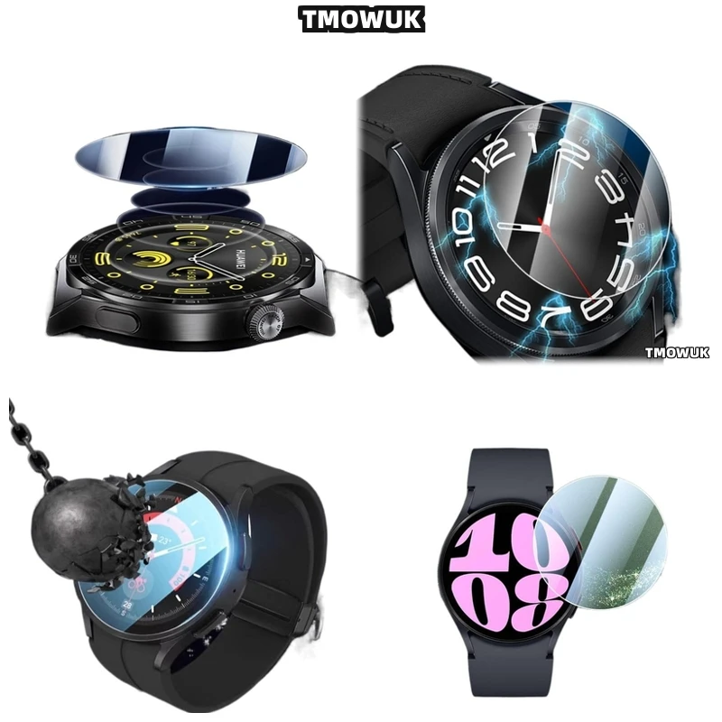 

Tempered Glass Screen Protector HD Anti - Scratch For Samsung Galaxy Watch6 Classic 40mm Watch7 Ultra FE 47 44 43mm