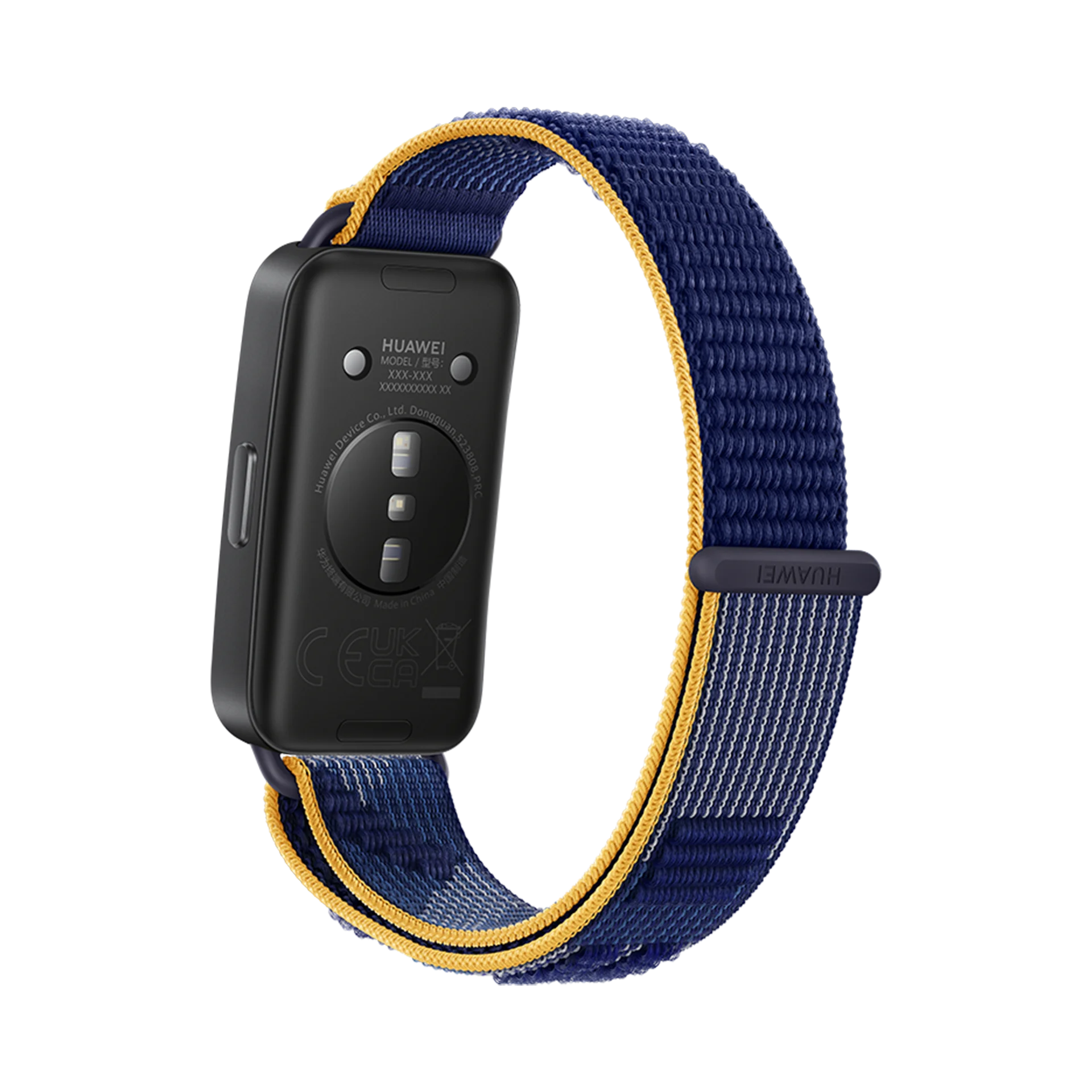 Correa de nailon Original para Huawei Band 8, pulsera deportiva de tejido naranja vibrante para Huawei Band 9