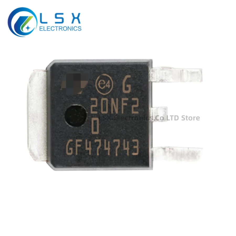 New Original 10PCS/Lot STD20NF20 20NF20 STD20NF20T4 OR STD20NF10 D20NF10 STD20NF10T4 TO-252 200V 20A Power MOSFET