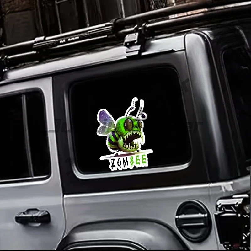 

Cartoon Bee Motorcycle Stickers Scratch Covering Vinyl Decals Side Panels Automobile Accessories Removable Animal Decoration