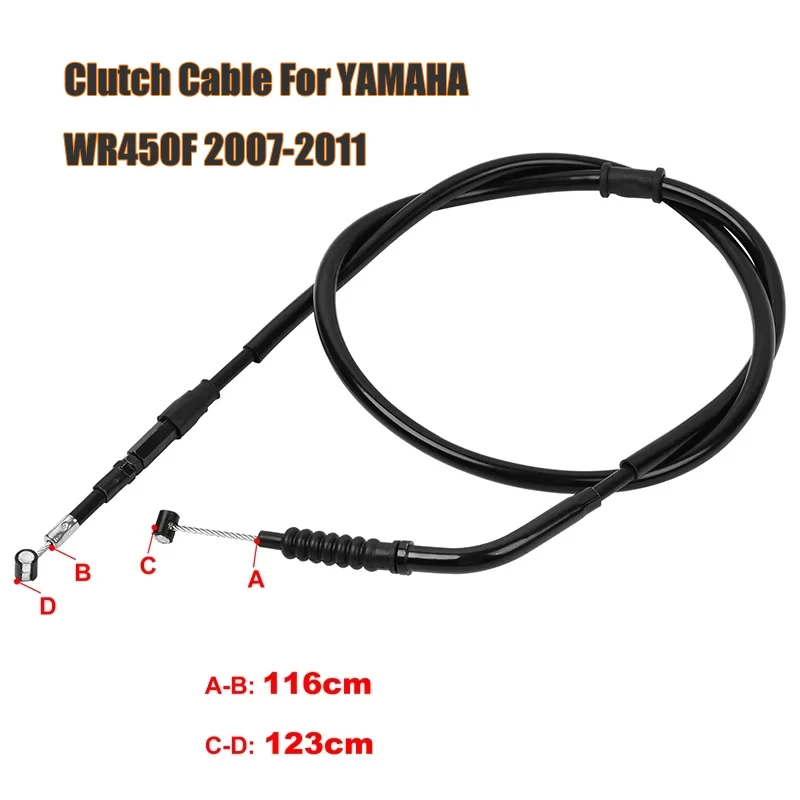

Motorcycle Clutch Cable For YAMAHA WR450F WR450 WR 450 F 2007 2008 2009 2010 2011 WR450FW WR450FX WR450FY WR450FA FW FX FY FA