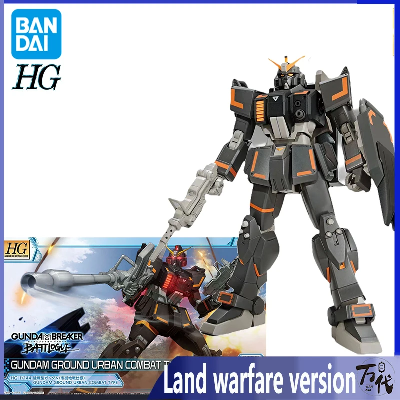 

BANDAI HG 1/144 GUNDAM GROUND URBAN COMBAT TYPE Mobile Report Gundam Assembly Plastic Model Kit Action Toys Figures Gift