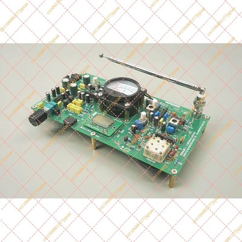 TA7358 FM Stereo Receiver Board, 88-108MHz High Sensitivity Discrete Components Kit