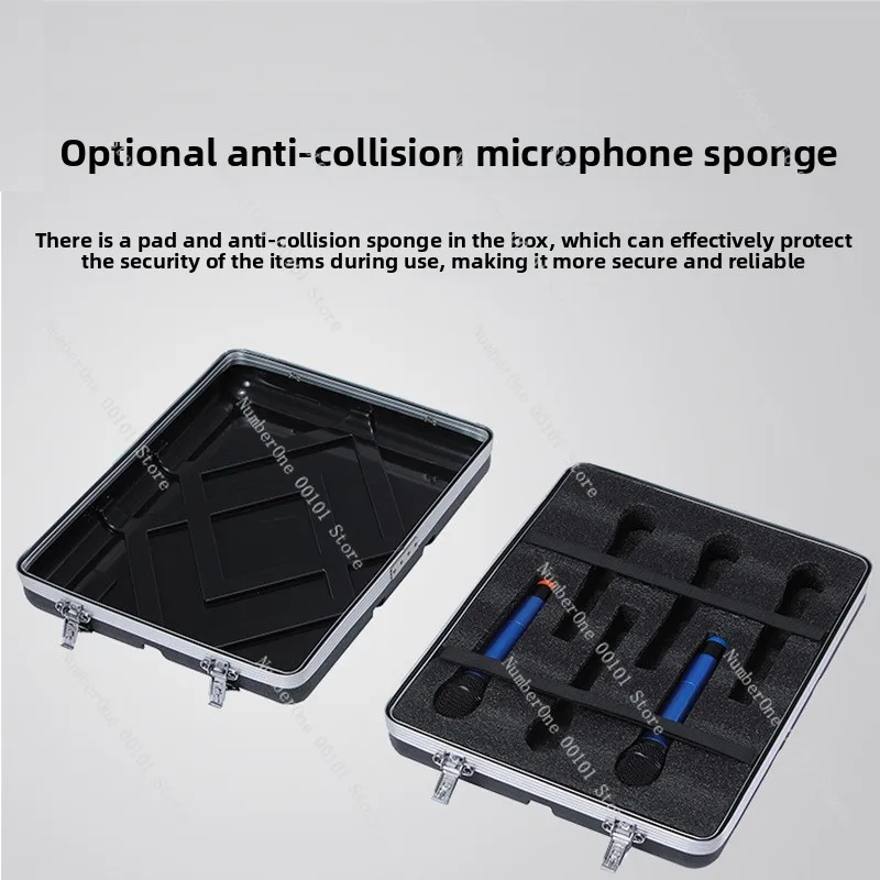ABS Plastic Portable Air Case Power Amplifier 4U Microphone Receiver Drawer 8U Cabinet Wireless Microphone 6U Chassis