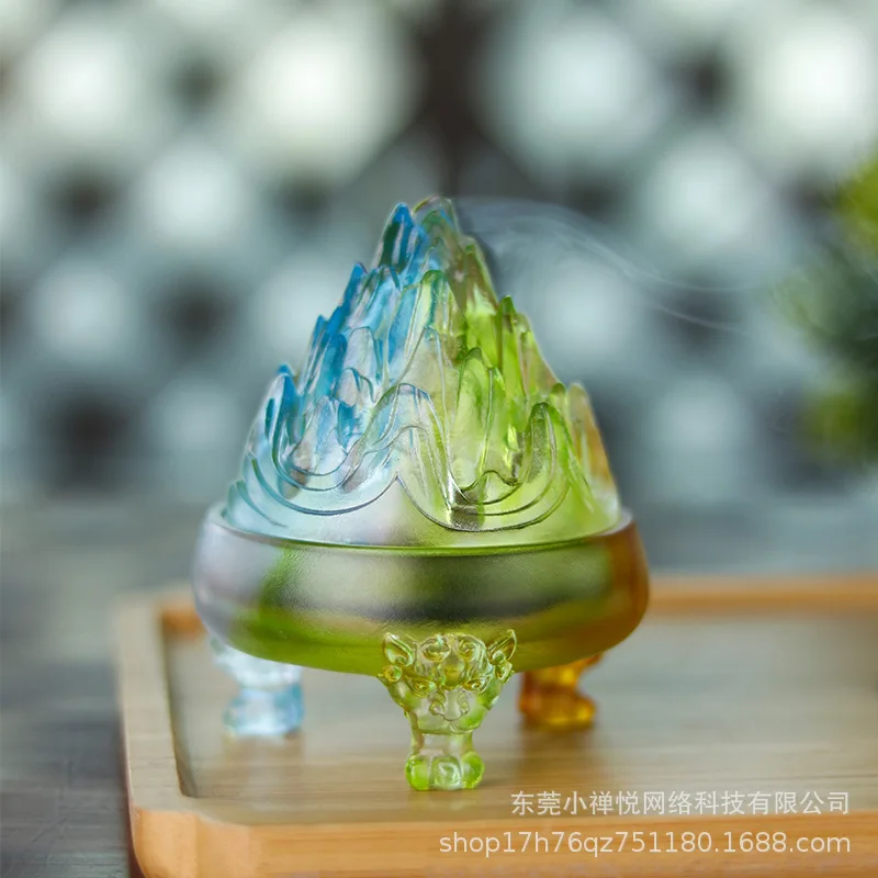 Three-Legged Suan Ni Boshan Coil Can Be Used for Seal Ancient Glaze Incense Burner - Bulk
