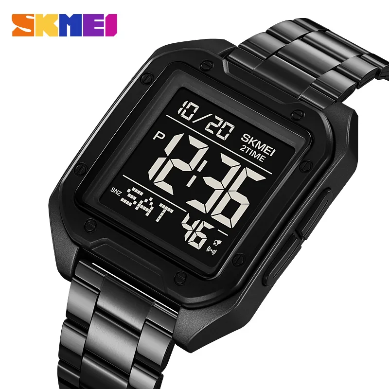 Skmei Military Stopwatch Wristwatch For Men Waterproof Alarm Clock Back Light Outdoor Digital Sport Student Watches Reloj Hombre