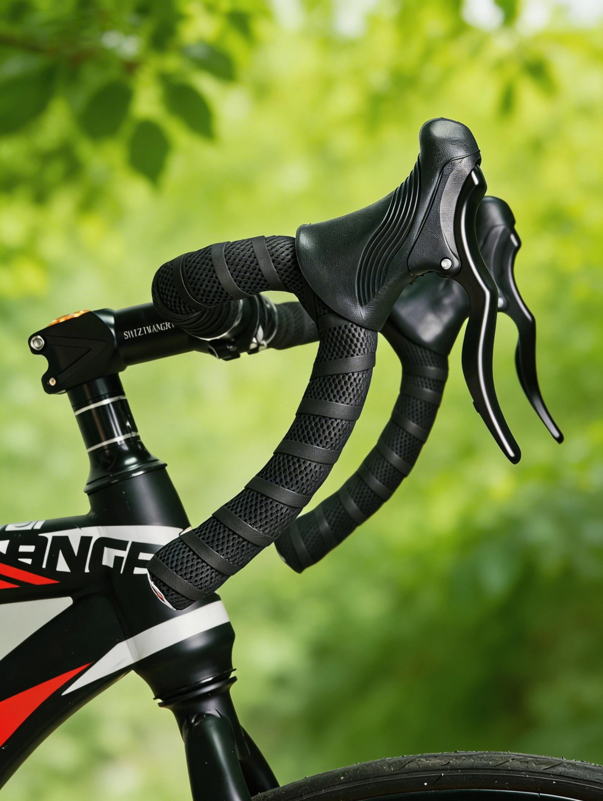 SHIZIWANGRI Hohlraum-Fahrradlenkerband aus EVA, rutschfest, stoßfest, vielseitig einsetzbar für Rennräder, Badminton, Angelruten – Detail 14