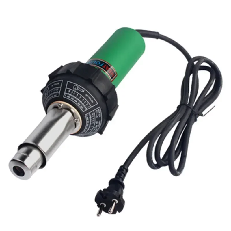 

220V 1500W 50Hz Electronic Hot Air Guns Plastic Welding Torch Welder Heat Hot Tools Kit + Nozzle Welding Machine Flato tip