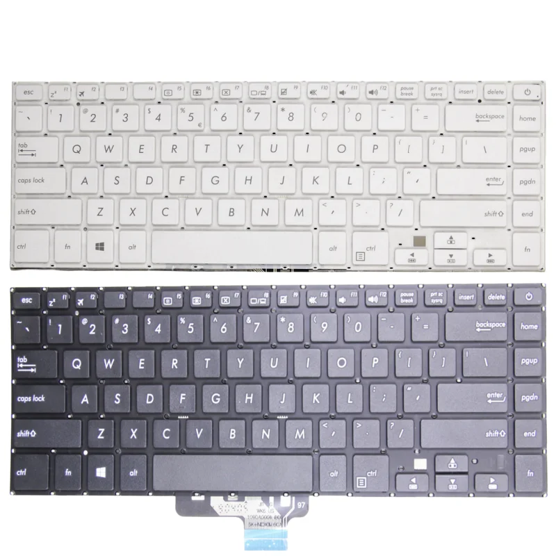 100% EE. UU. para ASUS VivoBook X510 X510U S510U S5100U F510 UX550 V580Q X510Q U510U A510U ED540Y VM520U teclado del ordenador portátil