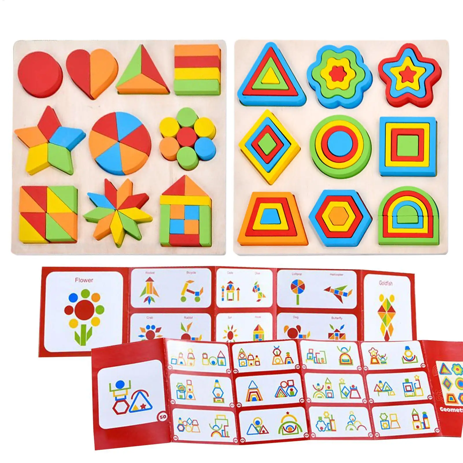 

Shape Puzzle Toddler Puzzles Geometric Activities Games for Learning Development Preschool Education Kindergartens Kids Boys