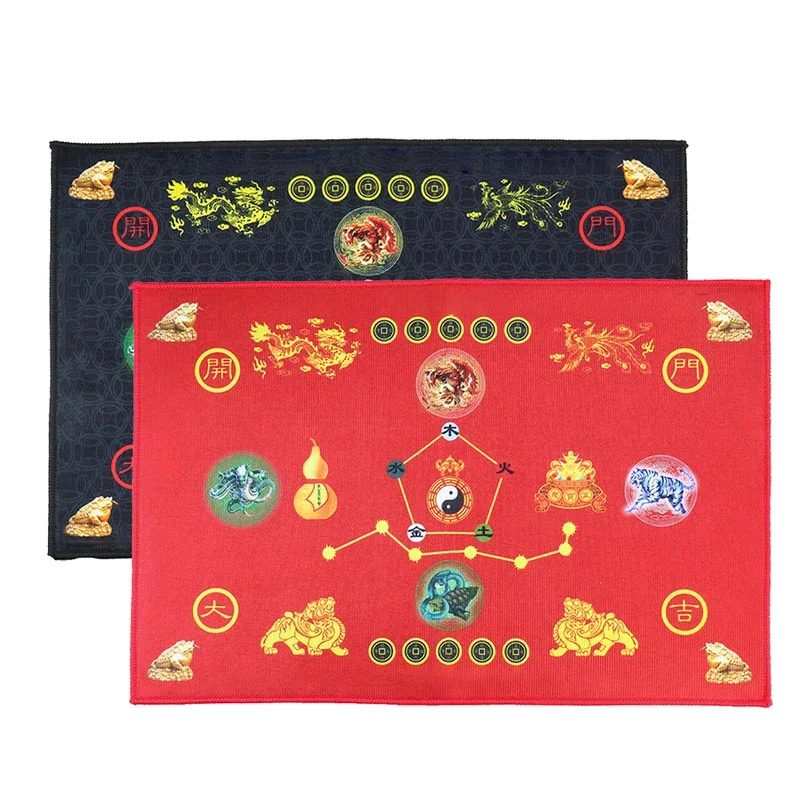 VIKAMA Seven Stars Lucky Doormat Five Elements Lucky Emperor God Of Fortune Beast Entryway Kitchen Feng Shui Floor Mat