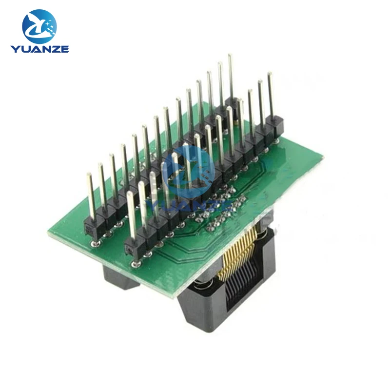 1PCS SSOP28 TSSOP28 TO DIP28 programmer adapter socket TSSOP TO DIP CONVERTER test chip IC FOR 0.65MM PITCH