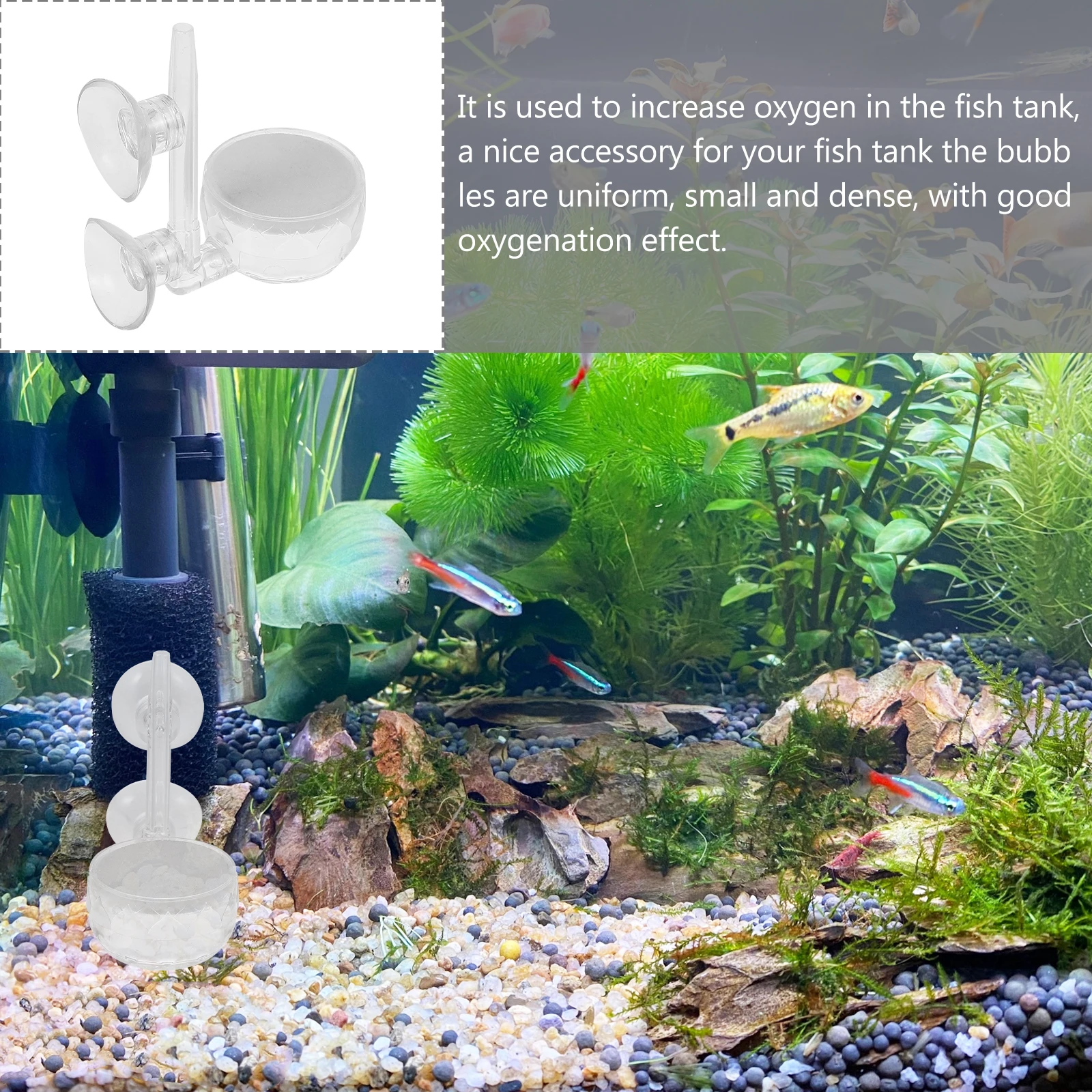 

Bubble Stone Air Bubbler Pressure Trimmer Diffuser Hydroponic Growth System Accessories