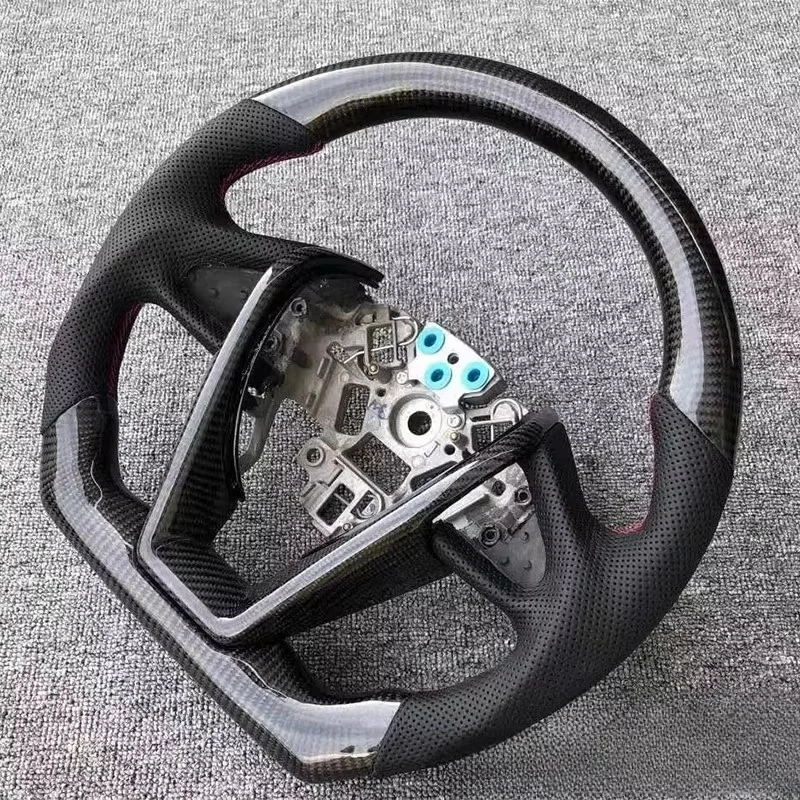 Customize Leather Steering Wheel Premium for Nissan Lannia Tidda High Quality Carbon Fiber Steering Wheel Car Accessories