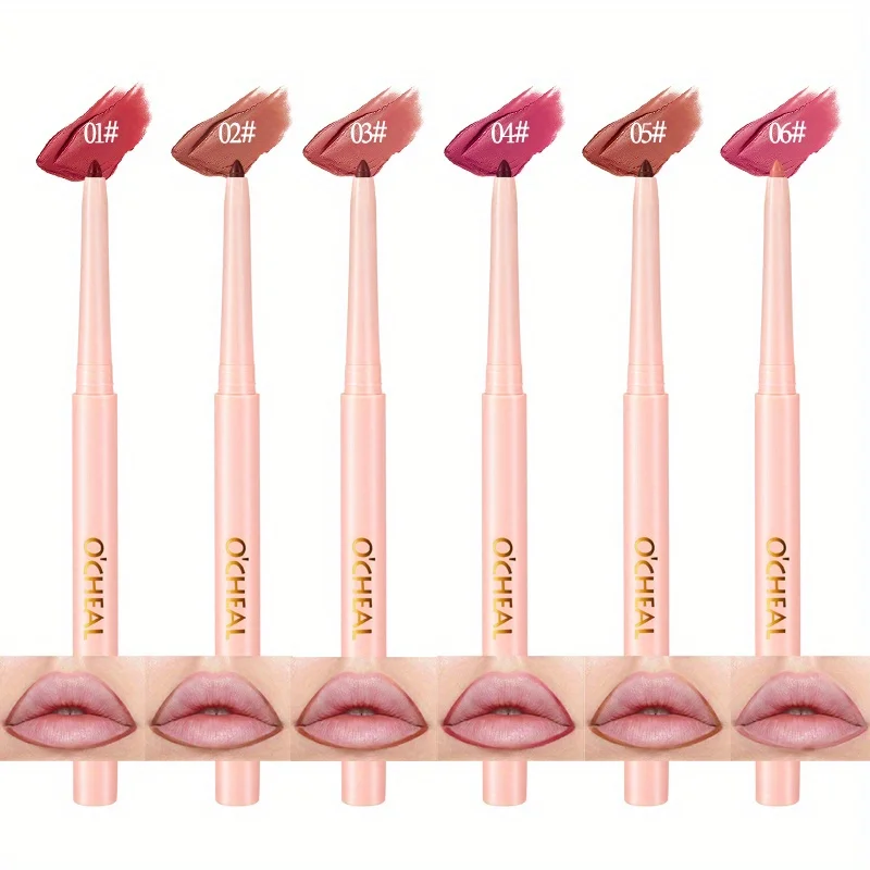 マットマットリップスティックリップライナーは防水性があり、カップに付着しにくく、唇の形を輪郭に沿って描きます。