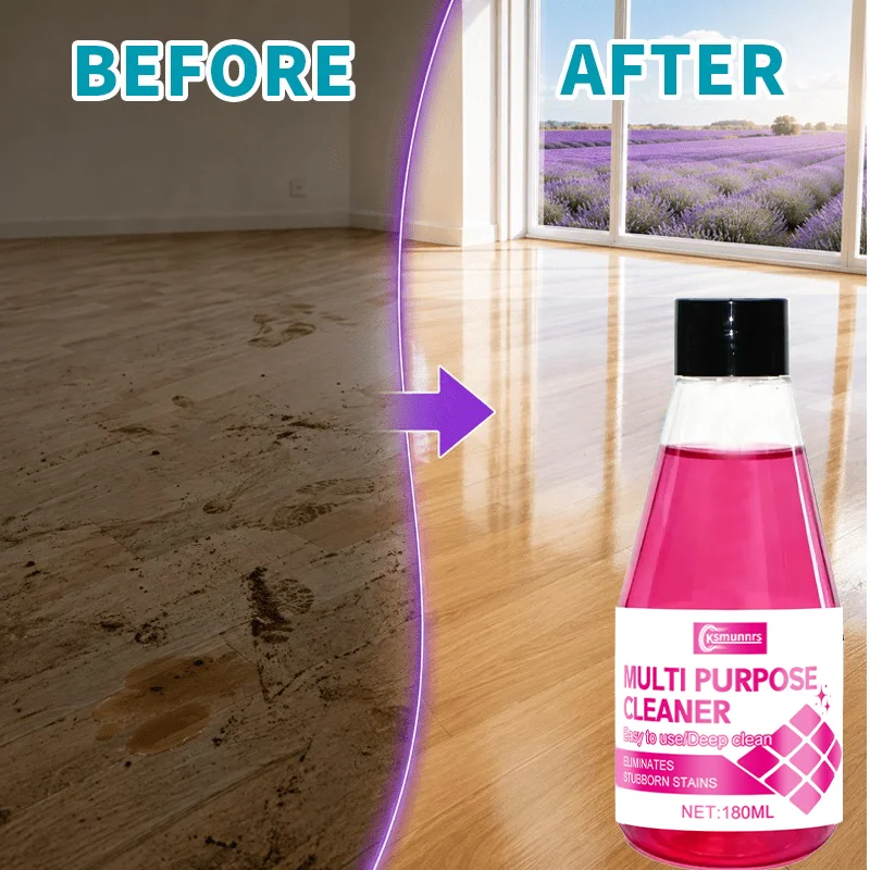 Powerful multi-surface floor cleaning concentrate, with strong stain removal ability, suitable for tile and wooden floors